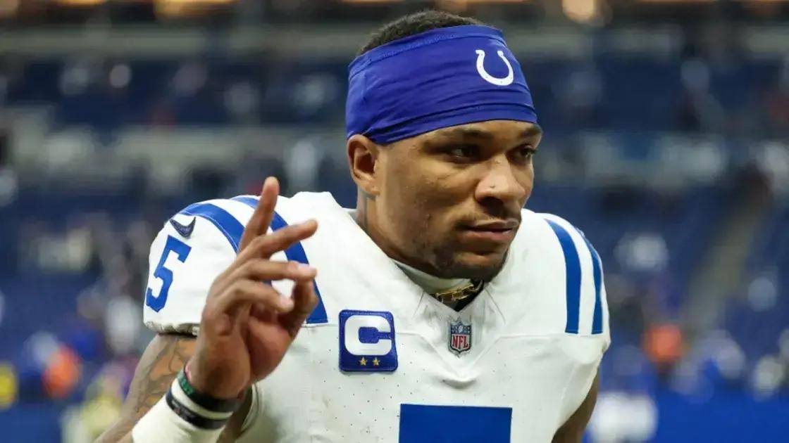 Anthony Richardson Fora: Joe Flacco Titular Contra os Giants