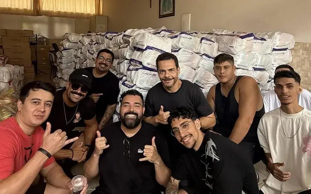 BT entrega 820 cestas básicas e faz Natal feliz