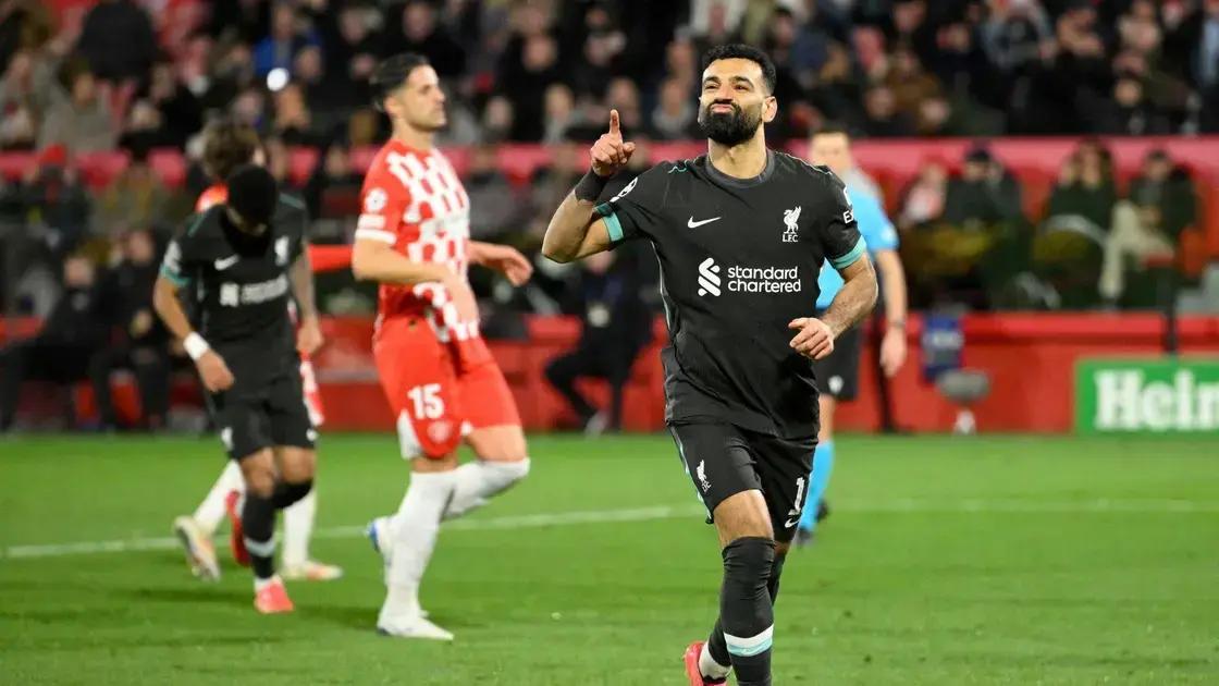 Liverpool vence Girona e mantém 100% na Champions League