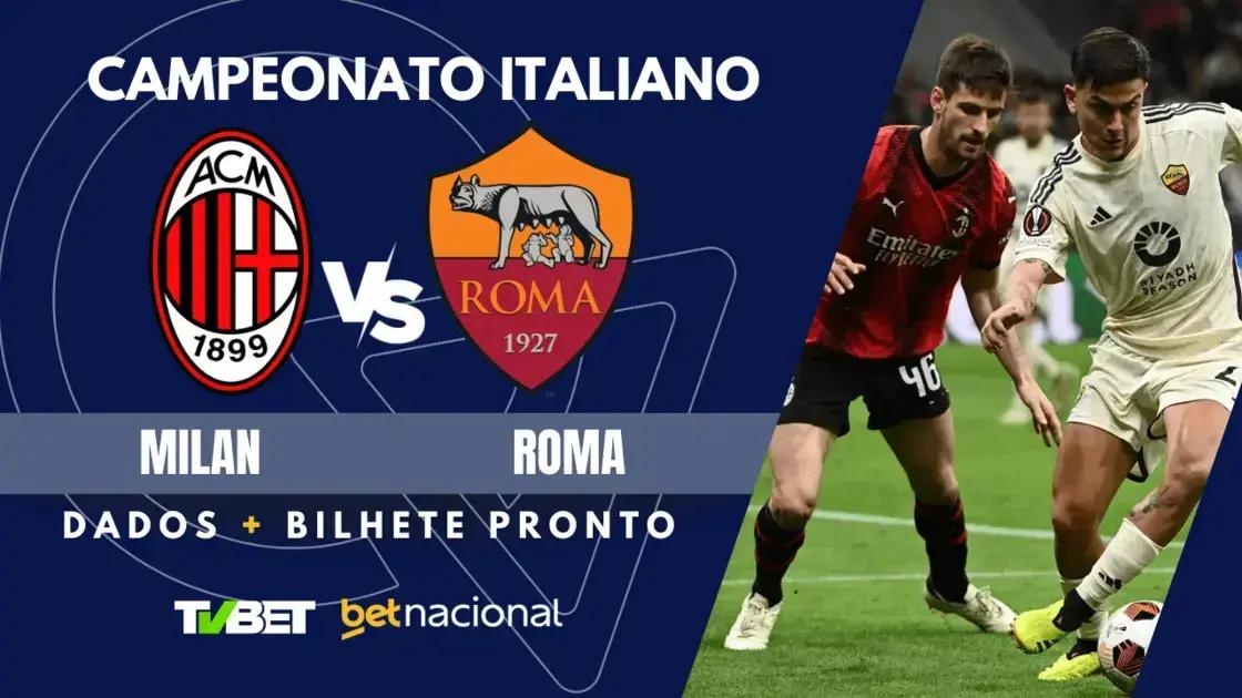 Milan x Roma: Horário, Onde Assistir e Palpites da Partida