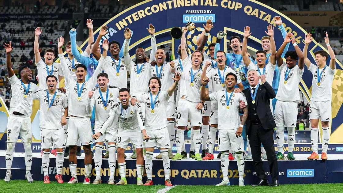 Real Madrid embolsa US$ 5 milhões com Copa Intercontinental