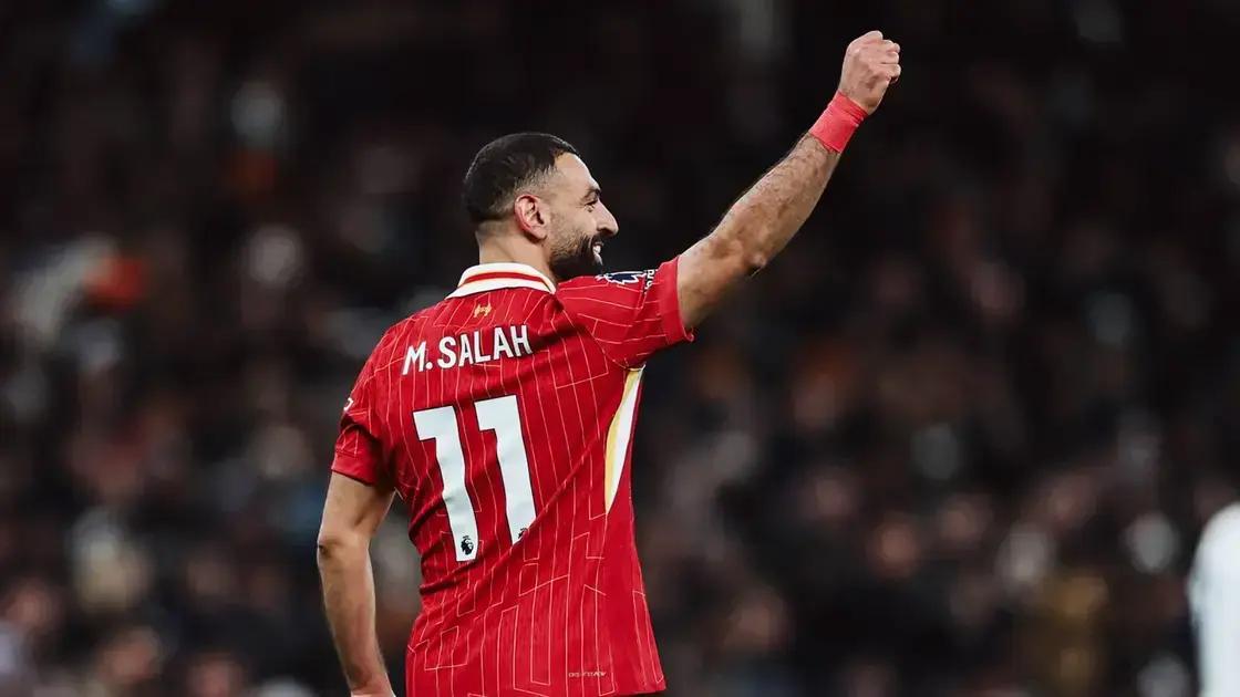 Salah brilha e Liverpool atropela Tottenham por 6 a 3