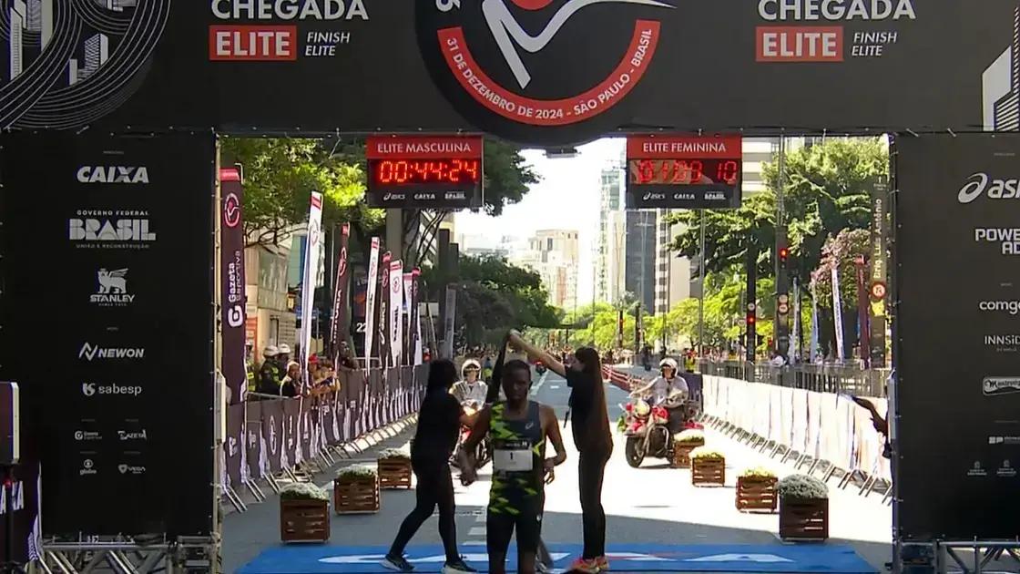 São Silvestre 2024: Quenianos Dominam Corrida Masculina e Feminina