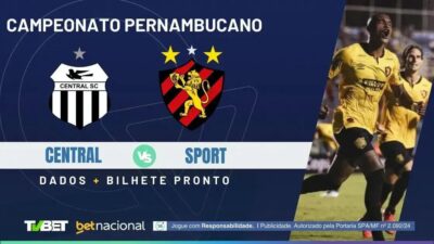 Central x Sport: Horário, Onde Assistir e Palpites