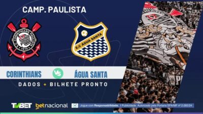 Corinthians x Água Santa: Horário, Onde Assistir e Palpites