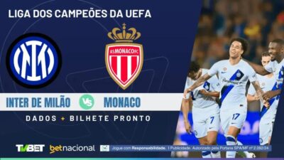 Inter de Milão x Monaco: Horário, onde assistir e palpites