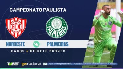 Noroeste x Palmeiras: Horário, Onde Assistir e Palpites