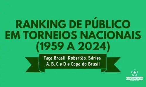 Ranking de Público em Torneios Nacionais: 1959 a 2024