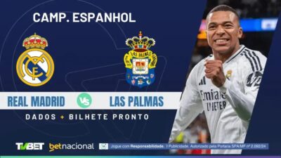 Real Madrid x Las Palmas: Horário, Onde Assistir e Palpites