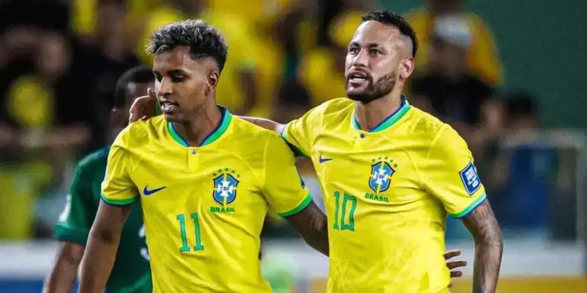 Rodrygo Celebra o Retorno de Neymar ao Santos