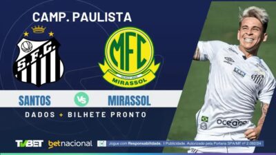Santos x Mirassol: Horário, Onde Assistir e Palpites para o Jogo