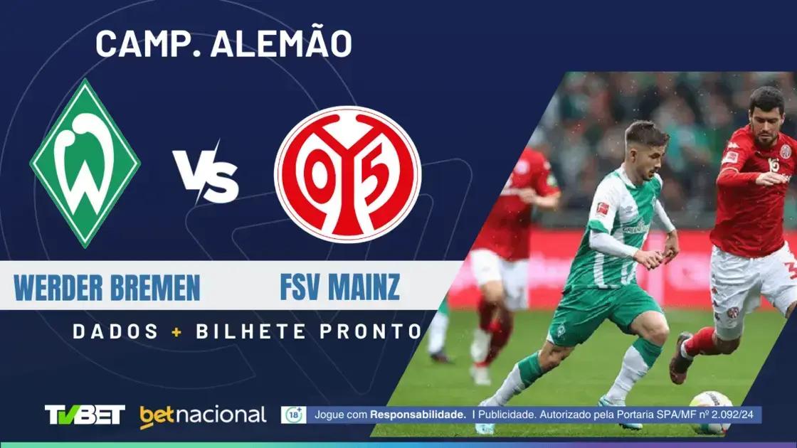 Werder Bremen x Mainz 05: Escalações, Palpites e Onde Assistir