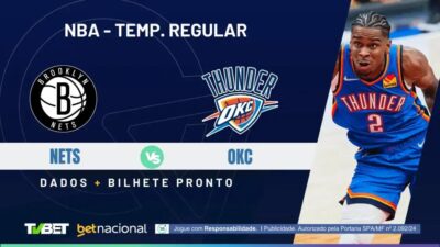 Assista Brooklyn Nets x Oklahoma City Thunder: Horário e Palpites