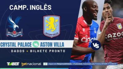 Crystal Palace x Aston Villa: Horário, Onde Assistir e Palpites
