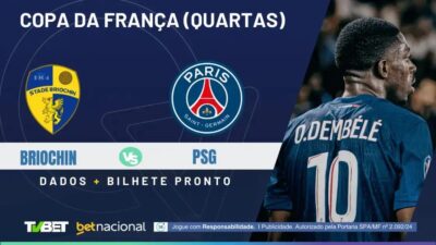 Stade Briochin x PSG: Horário, Onde Assistir e Palpites