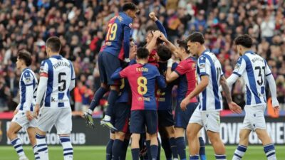 Barcelona Goleia Real Sociedad e Retoma Liderança do Espanhol
