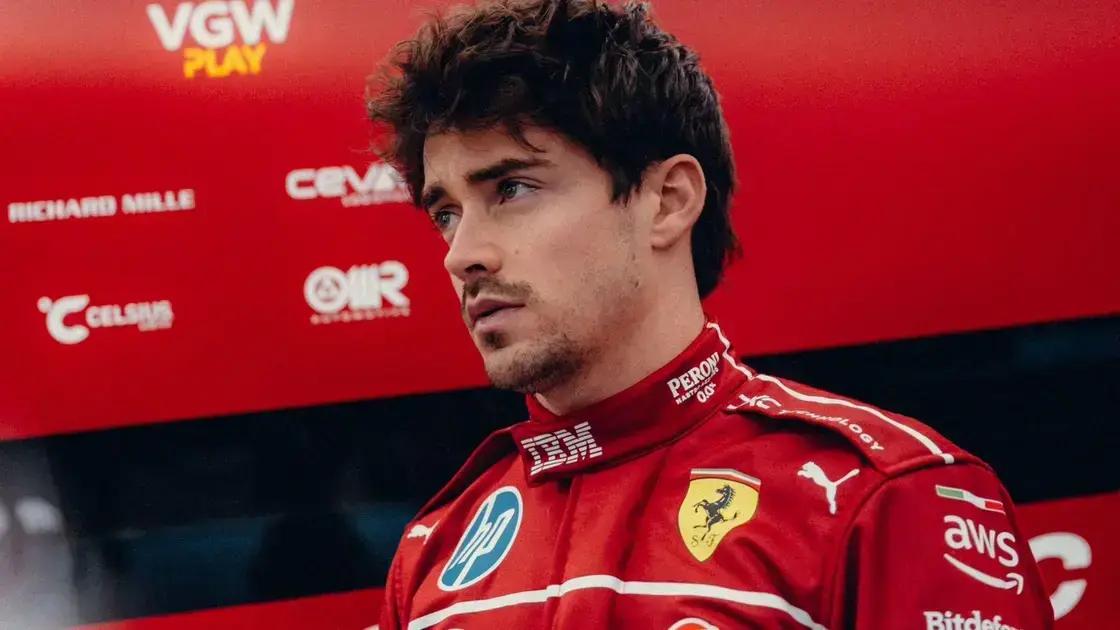 Leclerc é o mais rápido no GP da Austrália; Hamilton fica em 5º