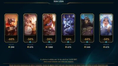 Loja Misteriosa do LoL: Descontos Imperdíveis até 16 de Abril