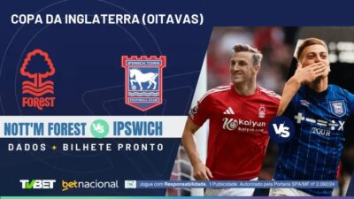 Nottingham Forest x Ipswich Town: Onde Assistir e Palpites