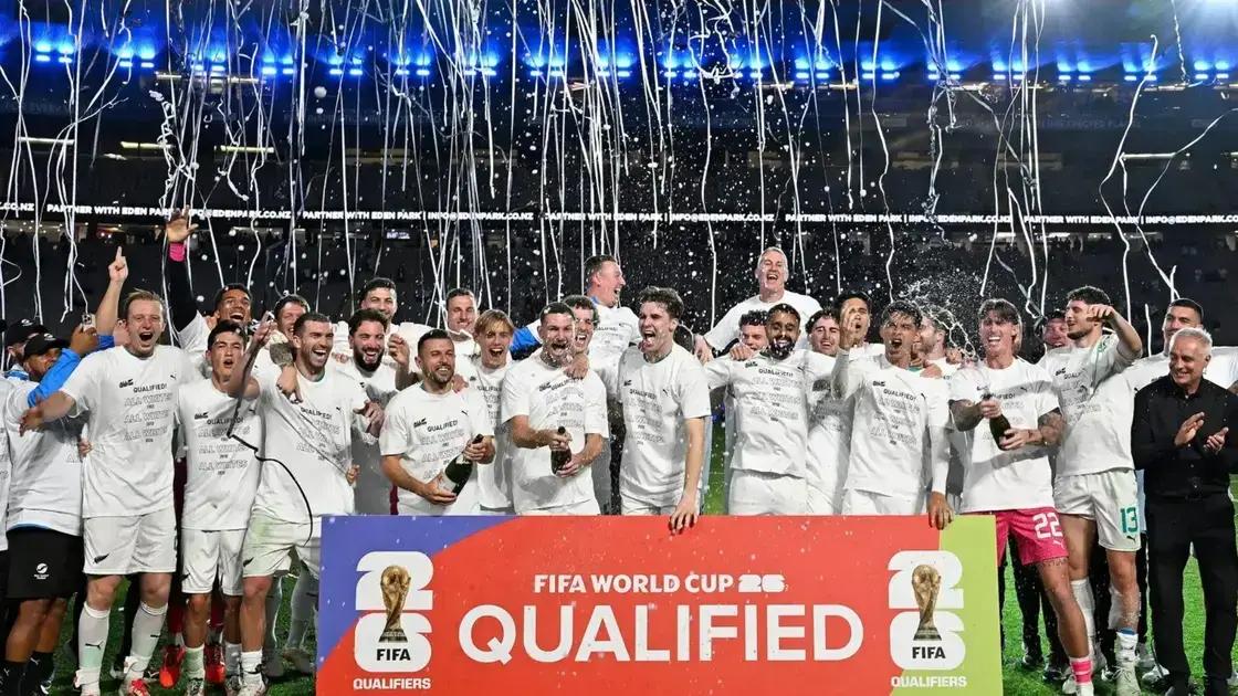 Nova Zelândia se classifica para a Copa do Mundo de 2026