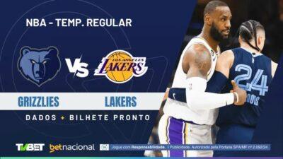 Onde Assistir Memphis Grizzlies x Los Angeles Lakers: Palpites e Horário