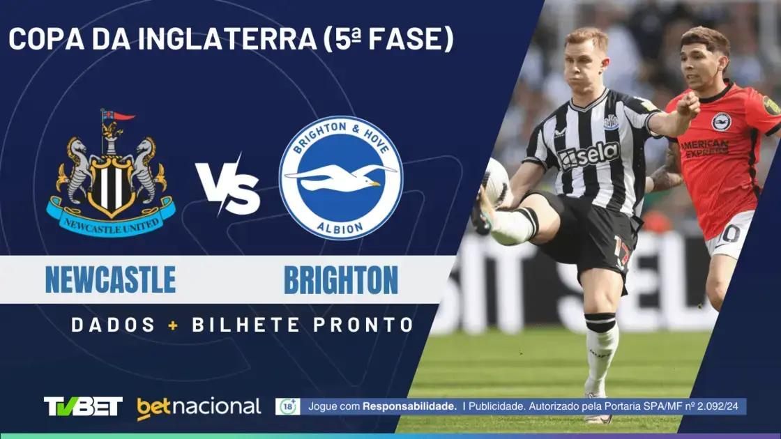Onde Assistir Newcastle x Brighton: Horário e Palpites