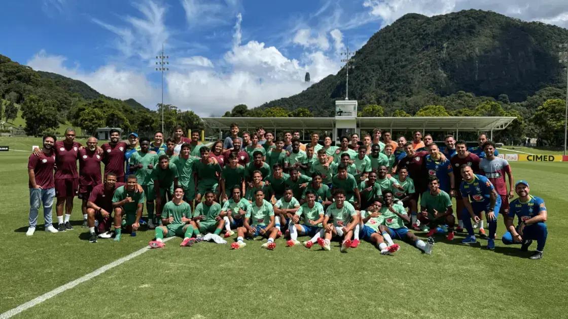 Seleção Brasileira sub-17: Vitória sobre o Fluminense antes do Sul-Americano