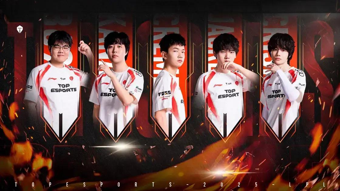 TOP Esports: Campeã da LPL em 2025