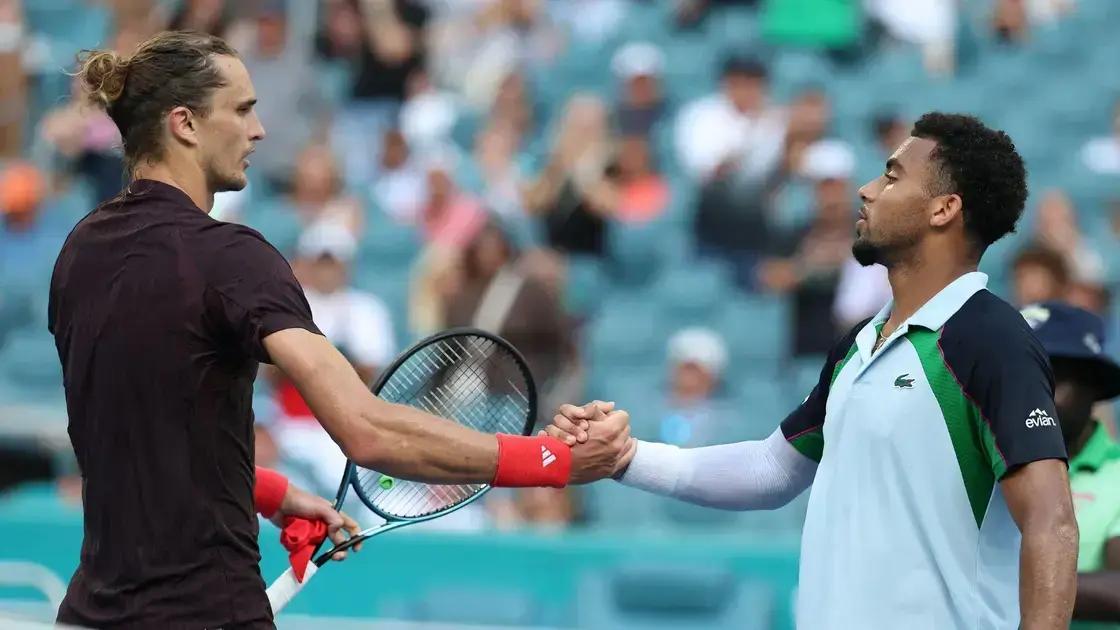 Zverev Eliminado: Fils Brilha nas Oitavas do Masters 1000 de Miami