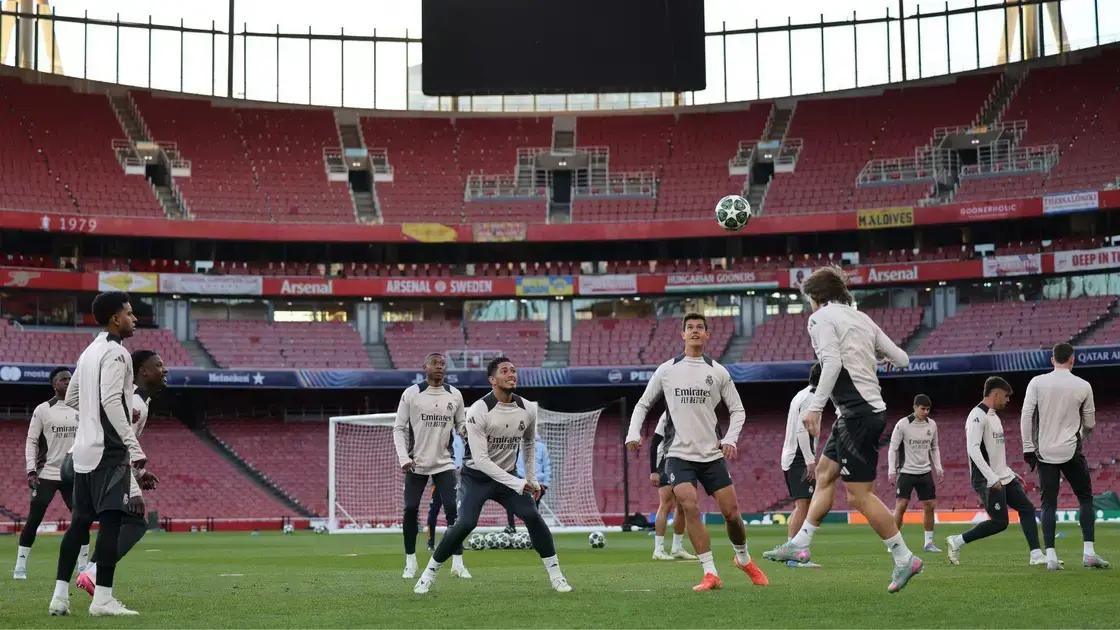 Arsenal x Real Madrid: Histórico e Odds para a Champions
