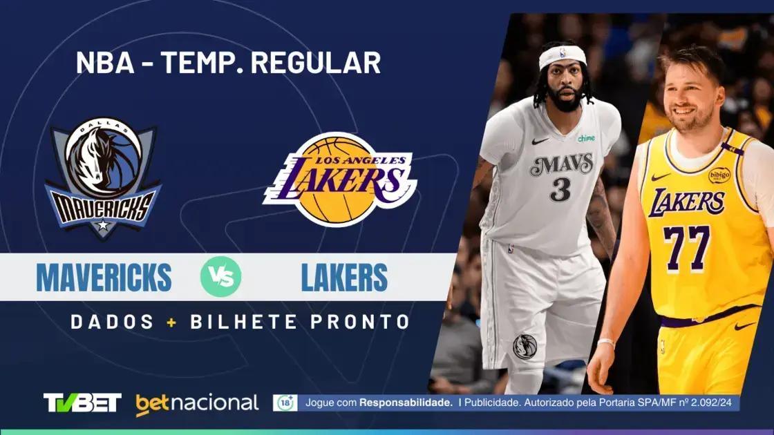 Dallas Mavericks x Los Angeles Lakers: onde assistir ao vivo e palpites