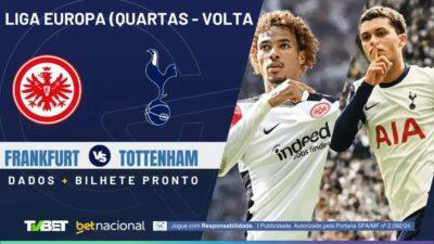 Frankfurt x Tottenham: Horário, onde assistir e palpites imperdíveis
