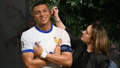 Mbappé ganha estátua no Madame Tussauds de Londres