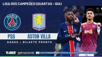 PSG x Aston Villa: Horário, Escalações e Palpites Imperdíveis