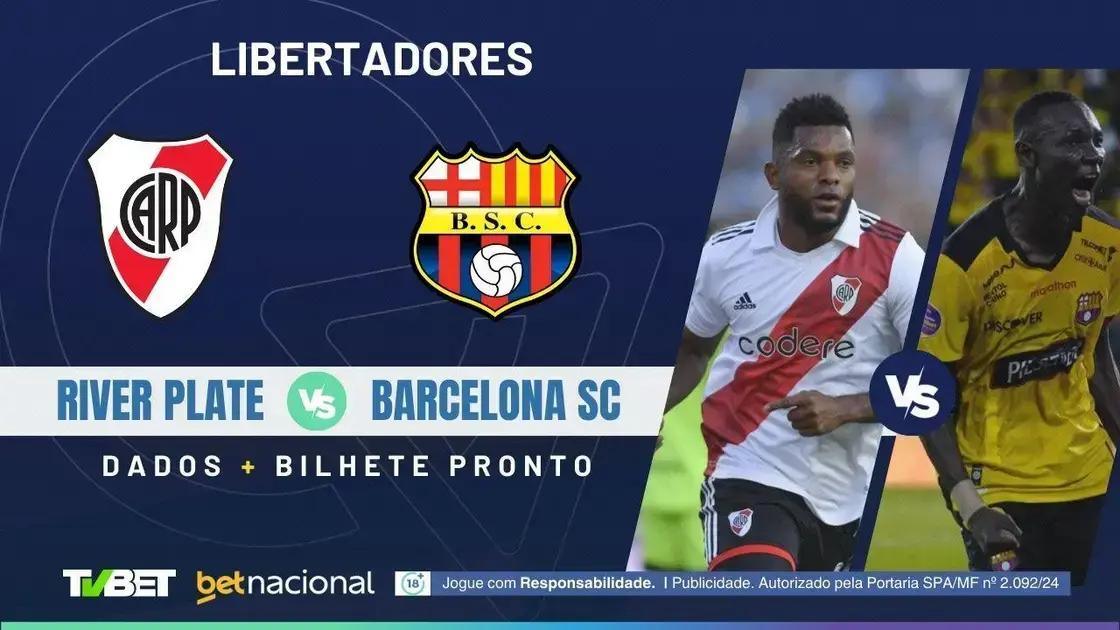 River Plate x Barcelona SC: Horário, Escalações e Palpites Imperdíveis