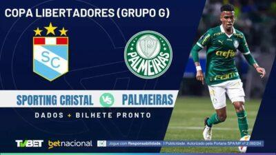 Sporting Cristal x Palmeiras: Horário, Escalações e Palpites