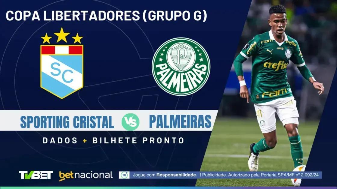 Sporting Cristal x Palmeiras: Horário, Escalações e Palpites