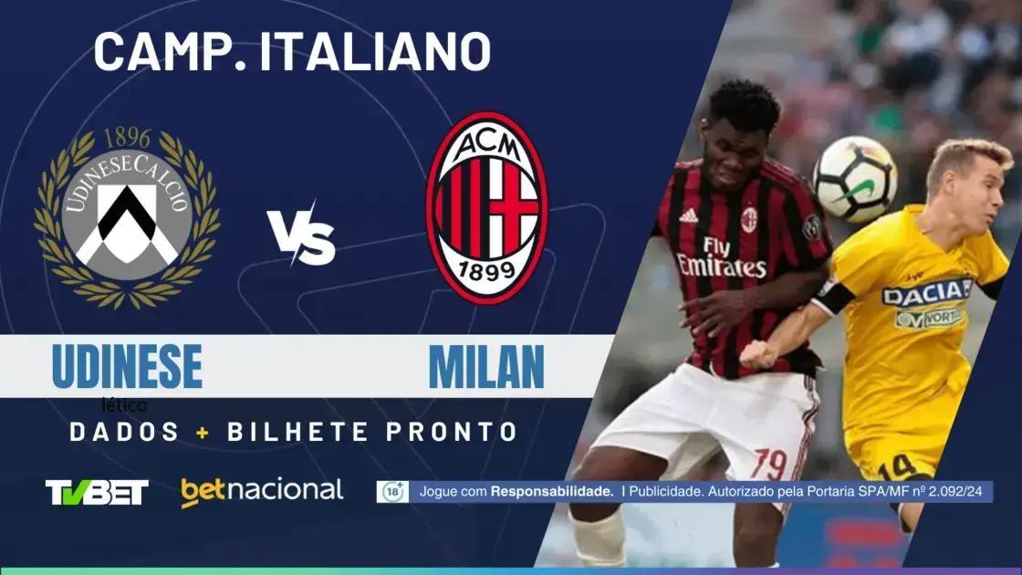 Udinese x Milan: 5 Palpites e Onde Assistir ao Jogo
