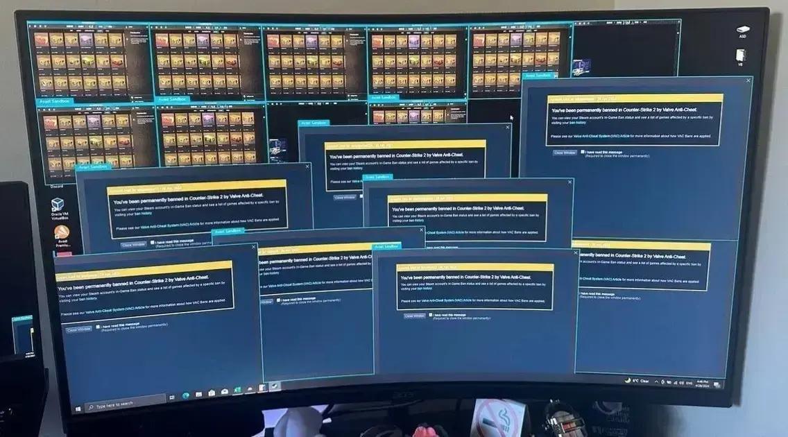 Valve Bane Contas Acusadas de Farm em CS2