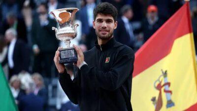 Alcaraz vence Sinner e conquista Masters 1000 de Roma