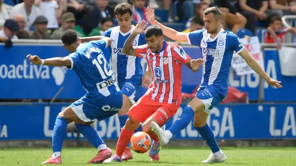 Atlético de Madrid Empata com Alavés e Mantém 3º Lugar na LaLiga