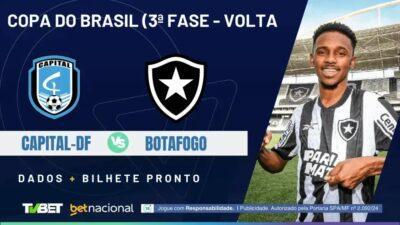 Capital-DF x Botafogo: Horário, Onde Assistir e Palpites