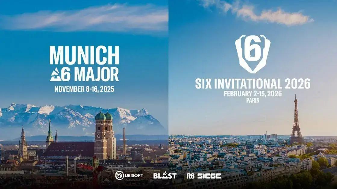 Locais do 2º Major de 2025 e Invitational 2026 Revelados