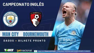 Manchester City x Bournemouth: Horário, Escalações e Palpites