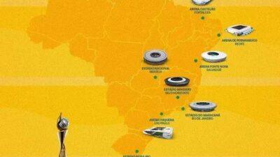 Oito Capitais Brasileiras na Copa do Mundo Feminina de 2027