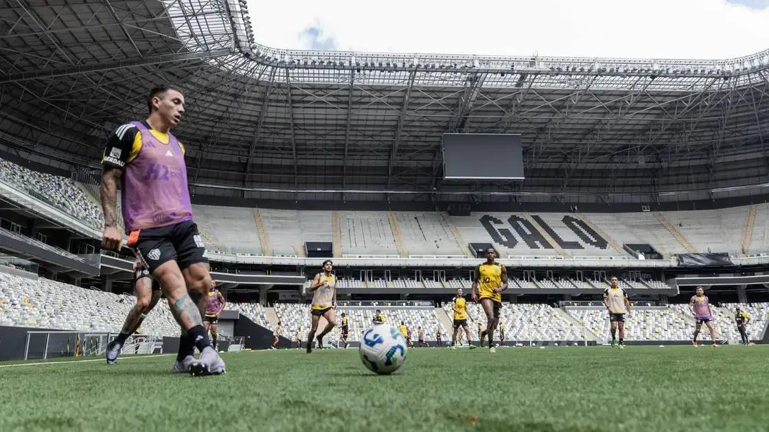 Primeiro Treino do Atlético-MG no Gramado Sintético da Arena MRV