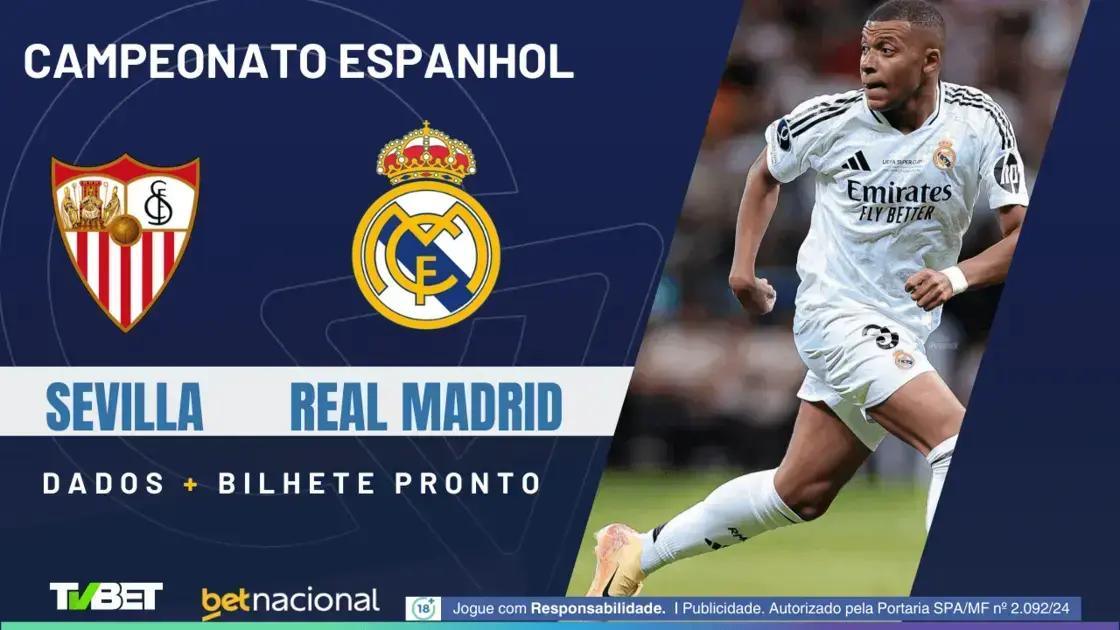 Sevilla x Real Madrid: Horário, Onde Assistir e Palpites