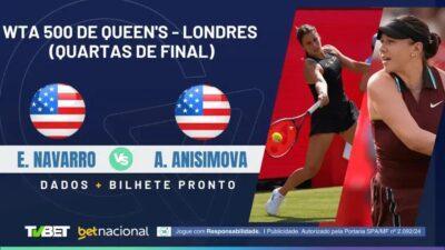 Emma Navarro x Amanda Anisimova: onde assistir e palpites para o jogo