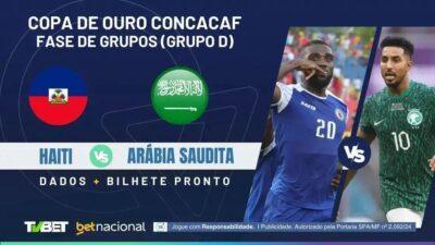 Haiti x Arábia Saudita: onde assistir, escalações e palpites 2024