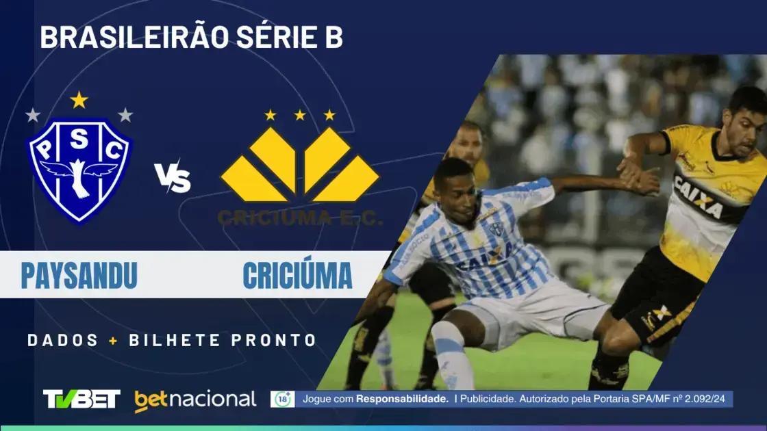 Paysandu x Criciúma: 3 Palpites e Onde Assistir ao Vivo Hoje